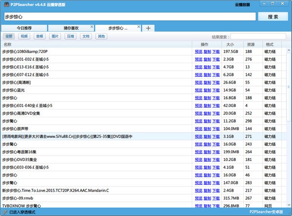 p2psearcher3.5种子搜索神器免安装版下载