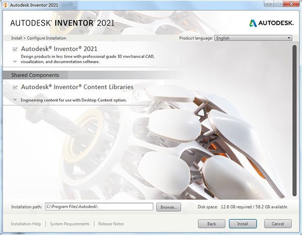 AutoCAD inventor oem 2021