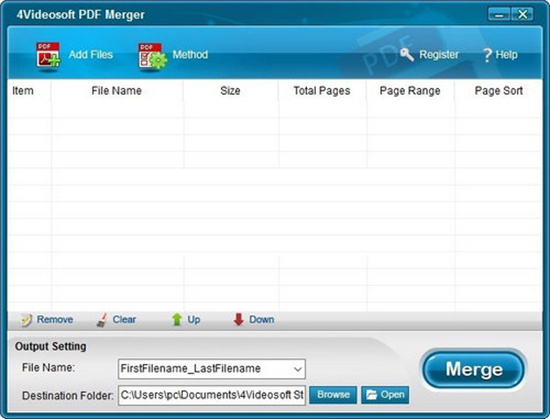 4VideosoftPDFMerger官方版