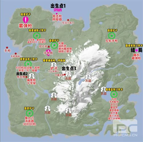 森林之子地图位置详解 最新版本地图位置一览