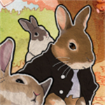 挤在一起的兔兔