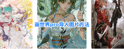 画世界pro怎么导入图片 画世界pro导入图片方法